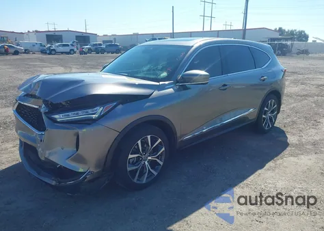 2022 Acura Mdx Technology Package z USA, uszkodzony, nr VIN 5J8YD9H46NL002832